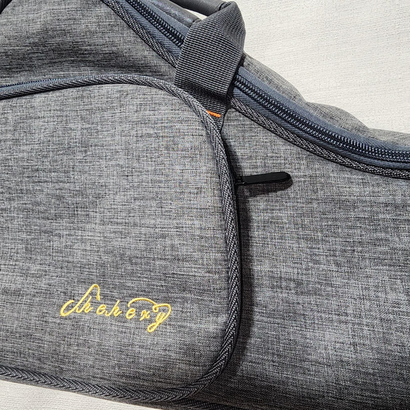 alto saxophone case gig bag 2-1 carrying bag with flute pocket - Picture 5 of 12